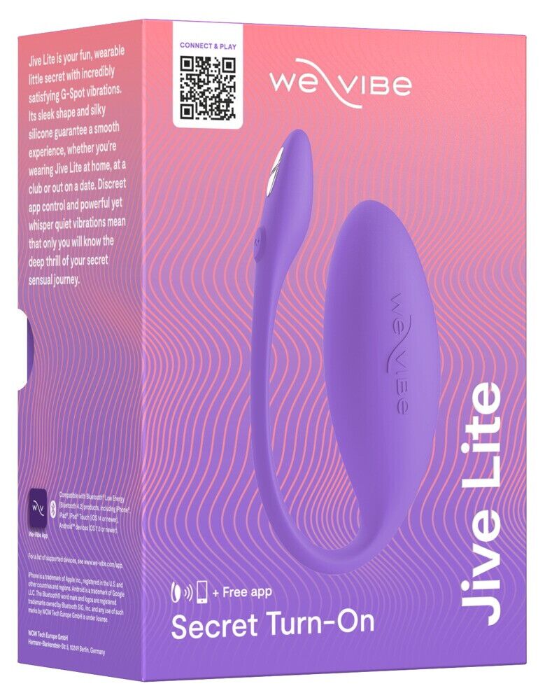 Смарт-віброяйце We-Vibe Jive Lite Purple, невеликий розмір