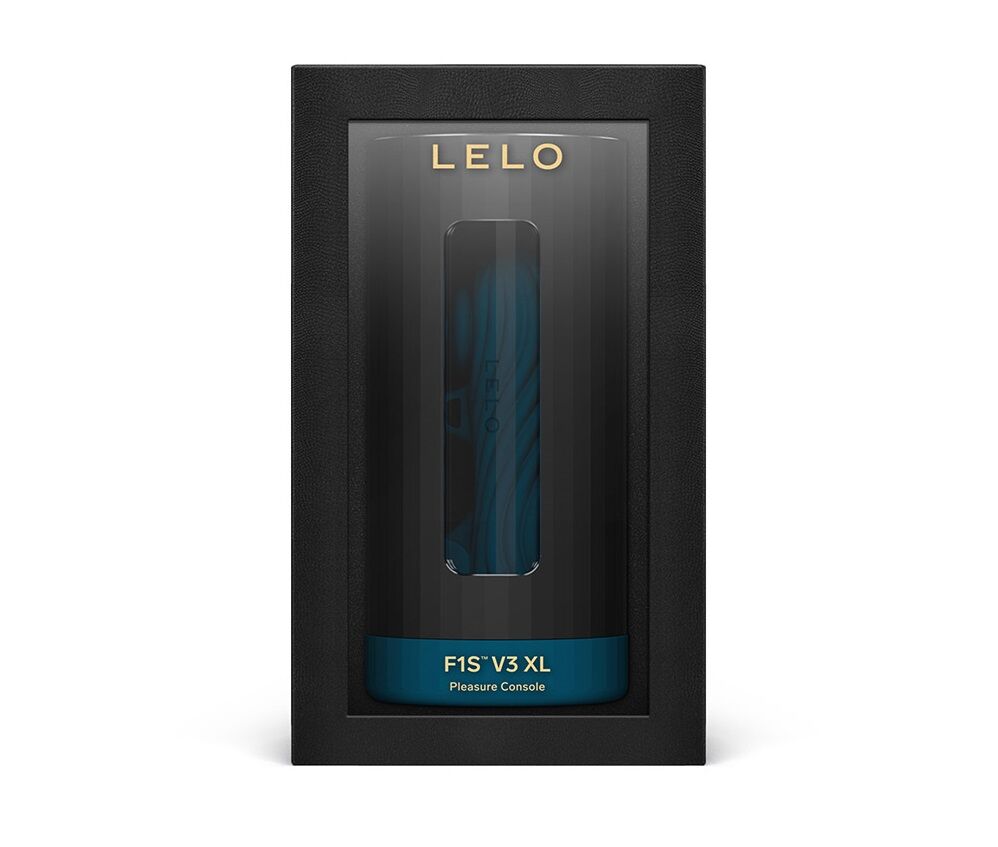 Смарт-мастурбатор LELO F1S V3 XL Teal, збільшений, 2 мотори, 8 режимів, стимуляція звуковими хвилями