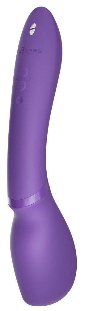 Смарт-вібромасажер We-Vibe Wand 2 Purple, дуже потужний, функція Smart Silence