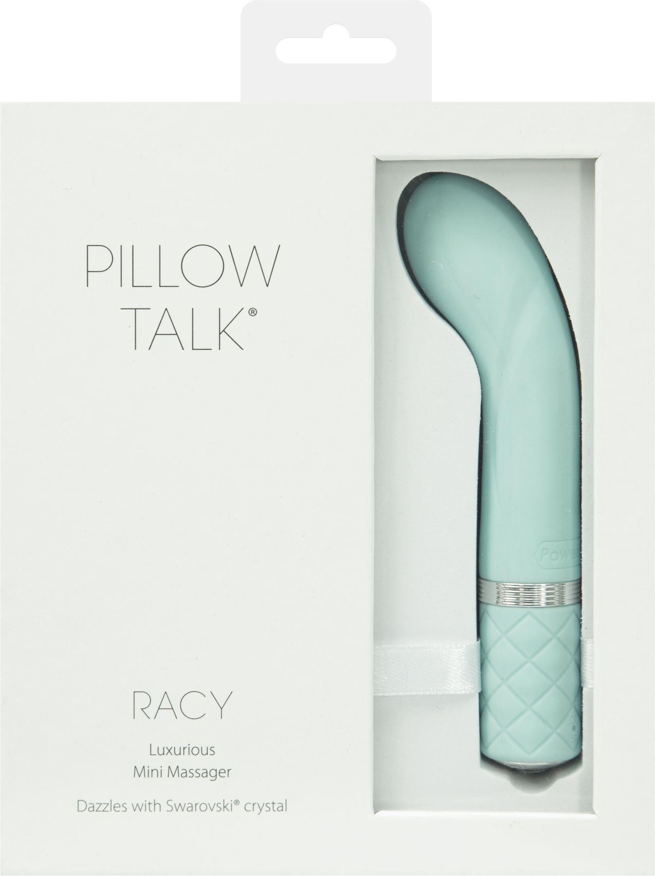 Розкішний вібратор Pillow Talk - Racy Teal з кристалом Swarovski для точки G, подарункове паковання