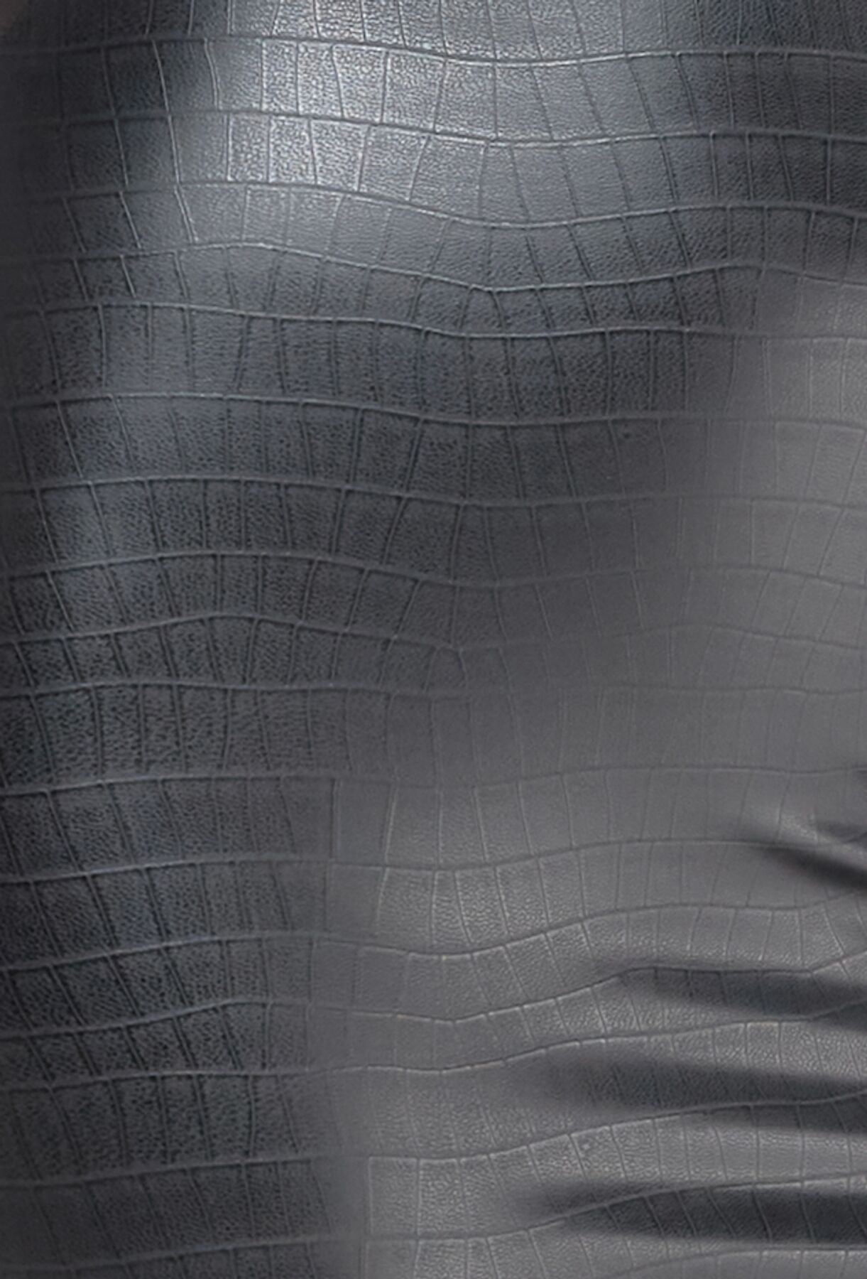 Трусики-стрінги Noir Handmade P012 Wild, XL, під латекс, крокодиловий принт, застібки з боків