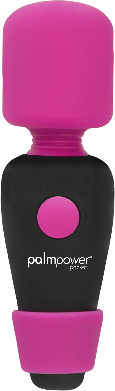 Мінівібромасажер PalmPower Pocket із чохлом на блискавці, водостійкий, перезаряджуваний, довжина 9см