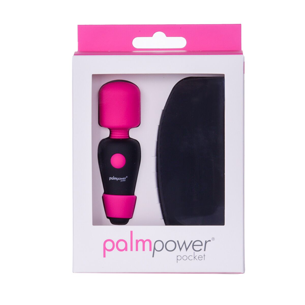 Мінівібромасажер PalmPower Pocket із чохлом на блискавці, водостійкий, перезаряджуваний, довжина 9см