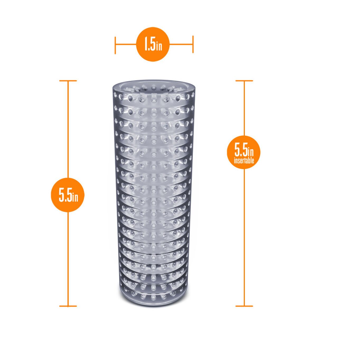 Мастурбатор Blush Rize – Strokez Masturbator – Clear, нейтральний, щільне охоплення