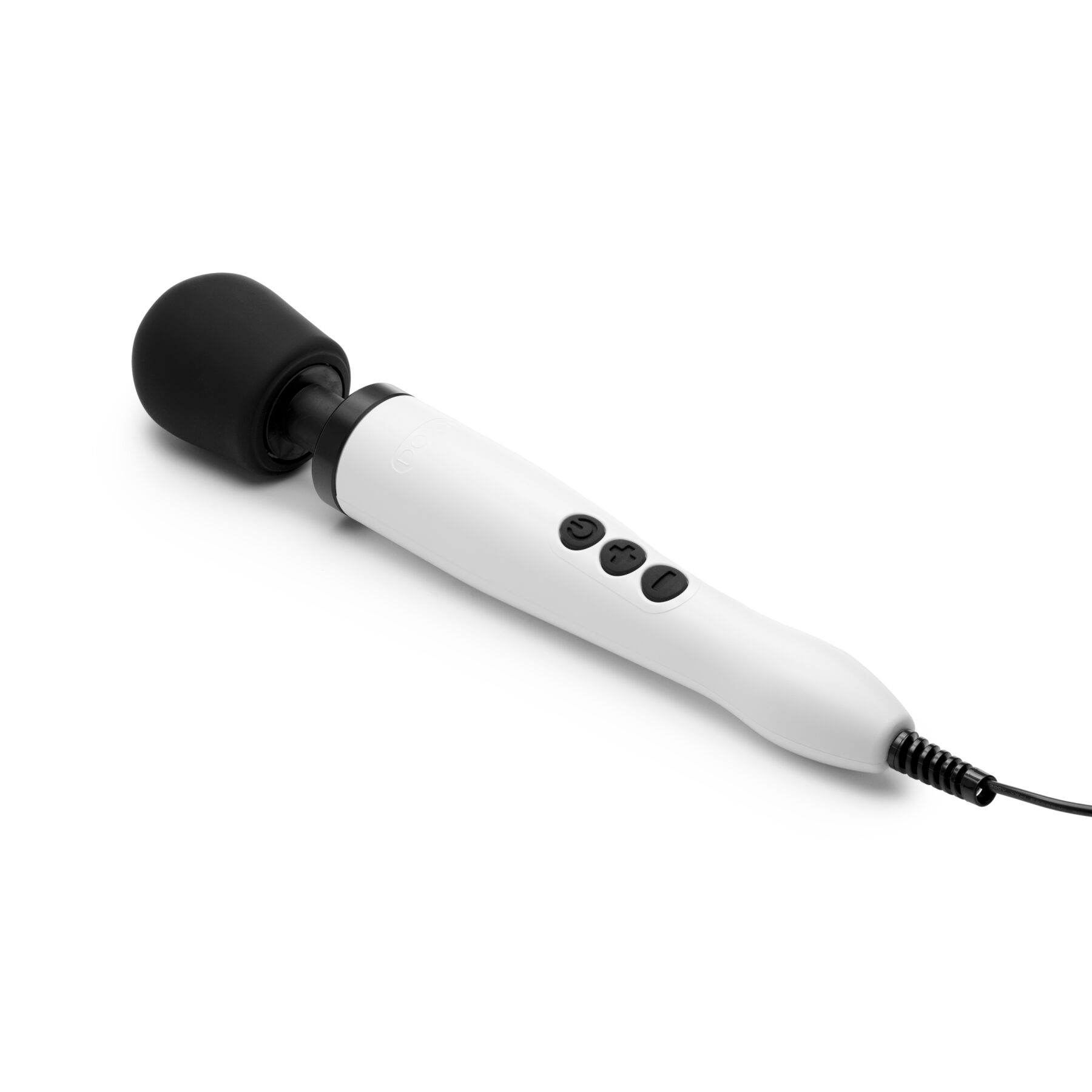 Вібромасажер DOXY Original White, дуже потужний, живлення 220В, пульсівні вібрації