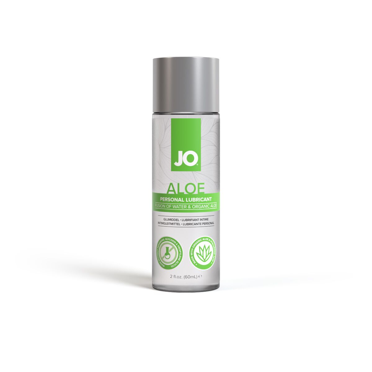 Змазка на водній основі JO H2O Organic Aloe (60 мл), зволожувальний та заспокійливий ефект