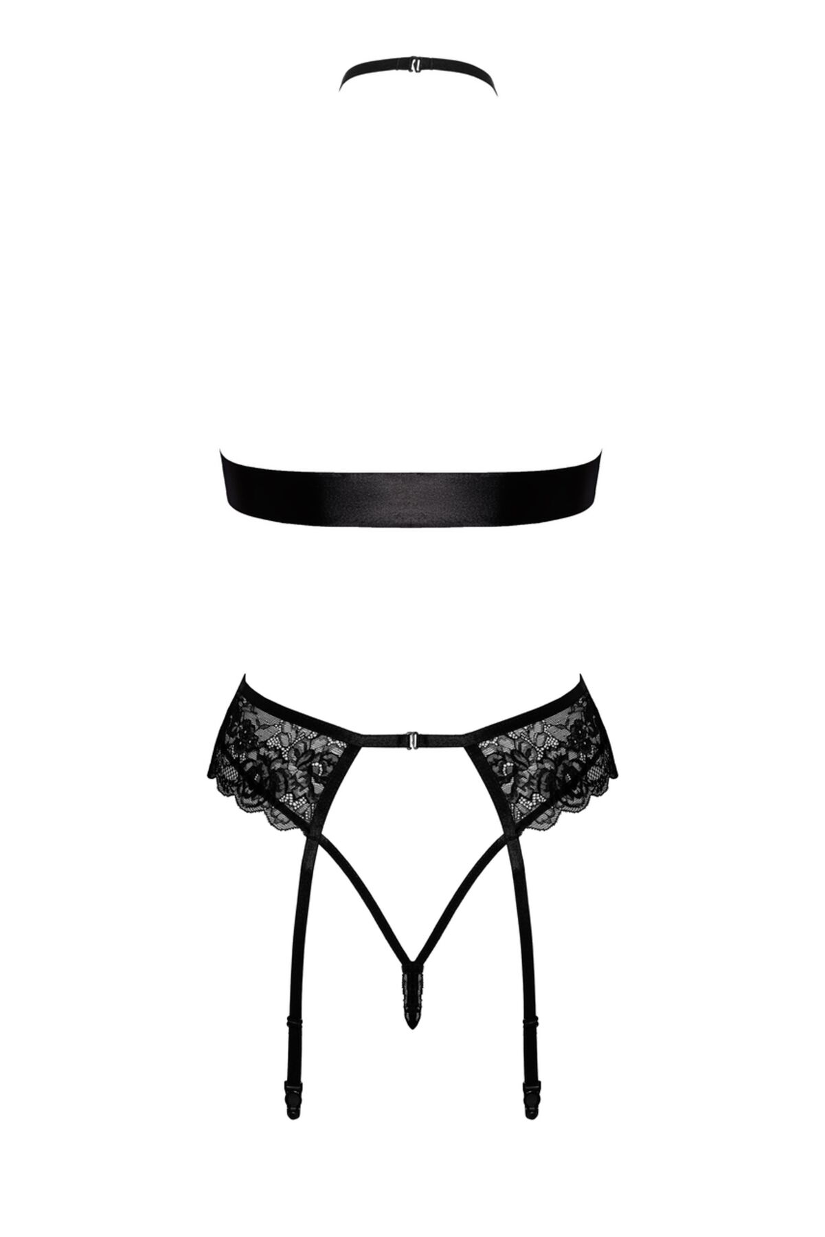 Комплект Kissable Bondage Kiss Set Black L/XL
