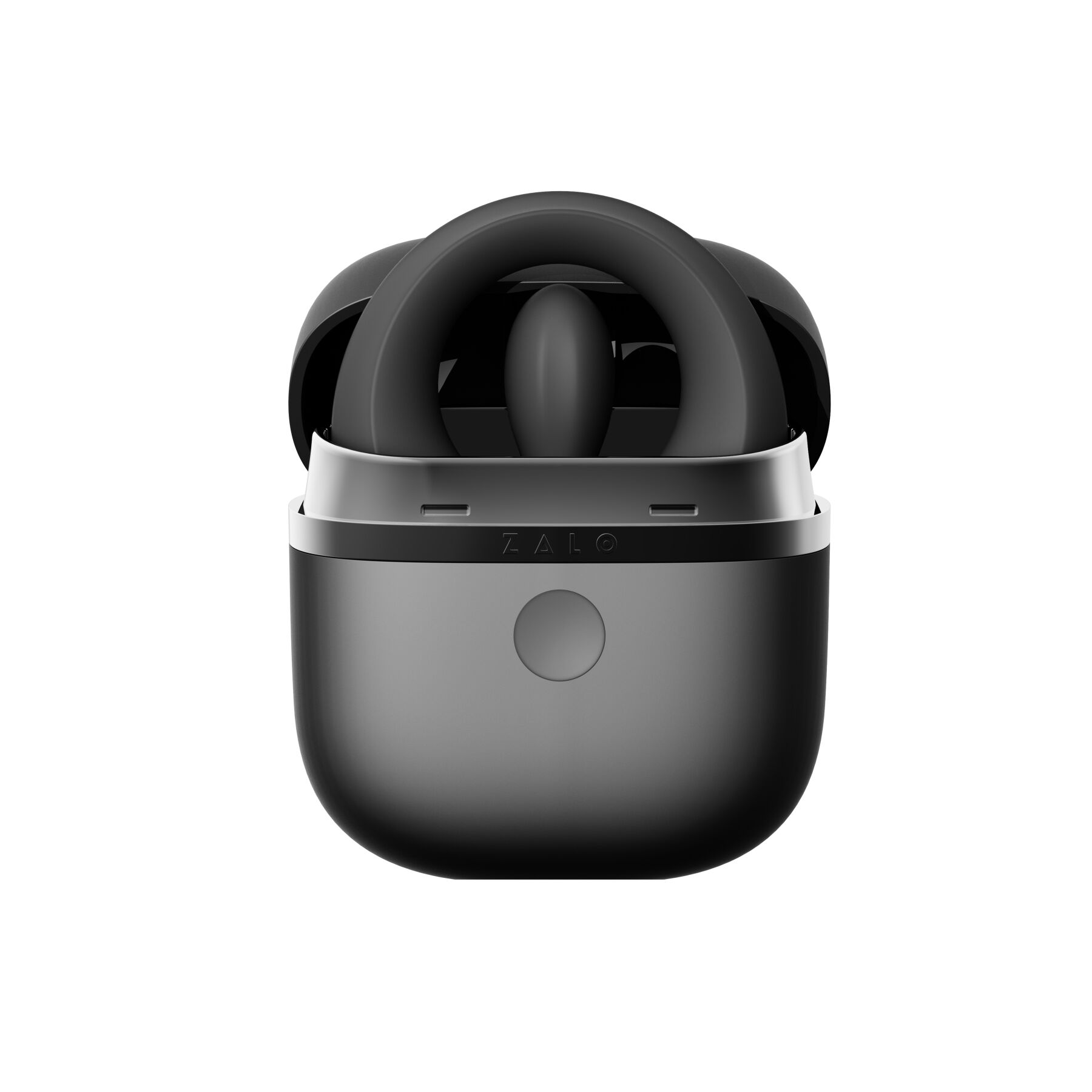 Ерекційне смарт-віброкільце Zalo Apis Obsidian Black, до 4 годин роботи, зарядний кейс