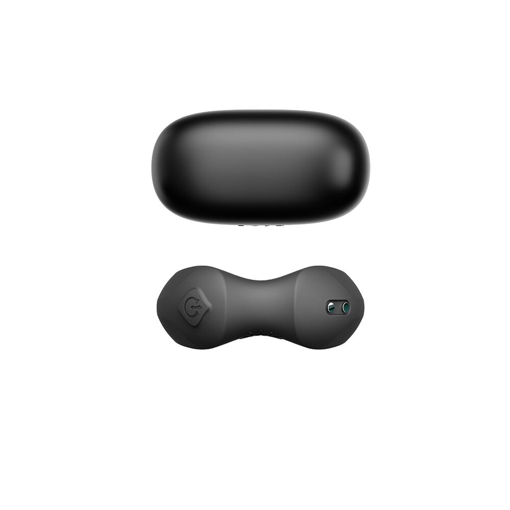 Ерекційне смарт-віброкільце Zalo Apis Obsidian Black, до 4 годин роботи, зарядний кейс