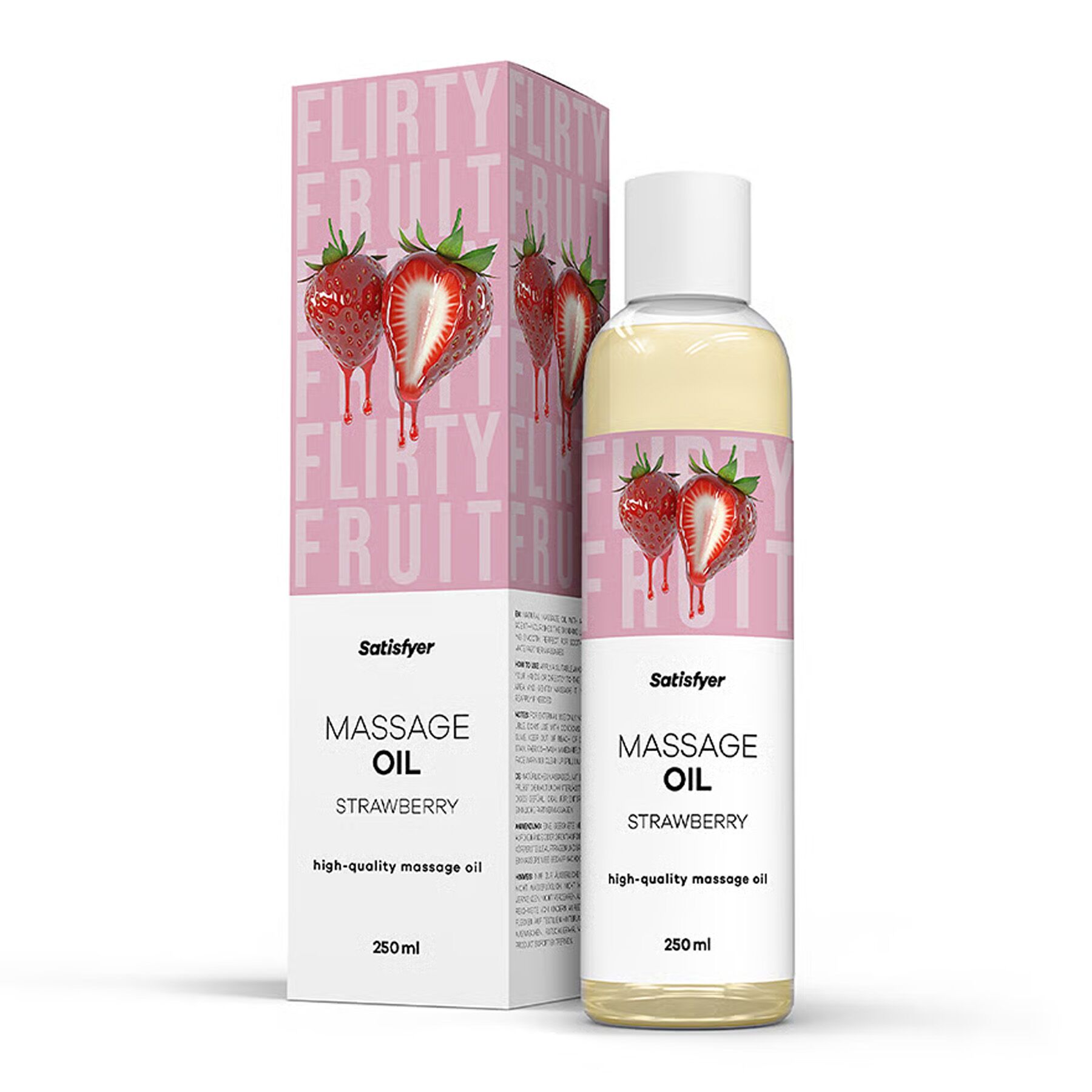 Массажное масло Satisfyer Massage Oil Strawberry 250 мл