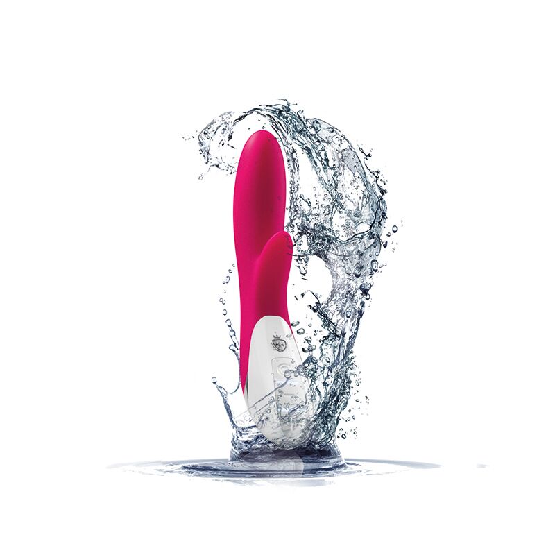 Вібратор-кролик Mystim Danny Divido Pink з глибокою вібрацією, 2 мотори