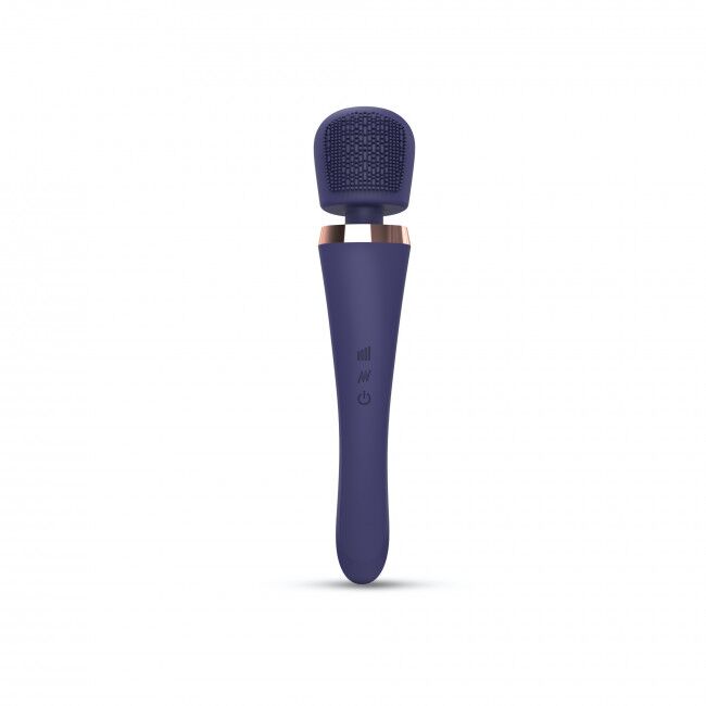 Вібромасажер з силіконовою щіточкою Love to Love Brush Crush – Midnight Indigo