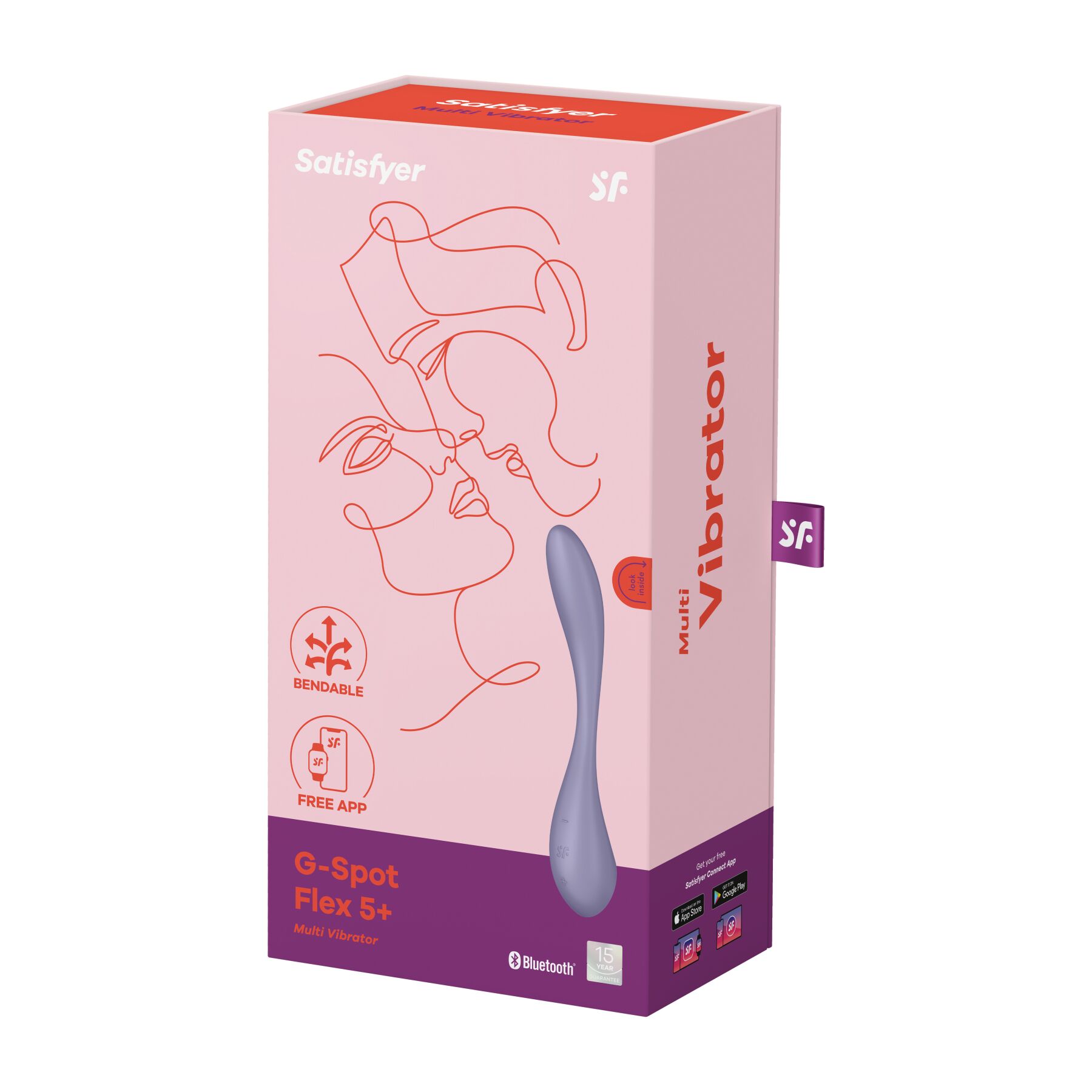 Універсальний смарт-вібратор Satisfyer G-Spot Flex 5+ Lilac