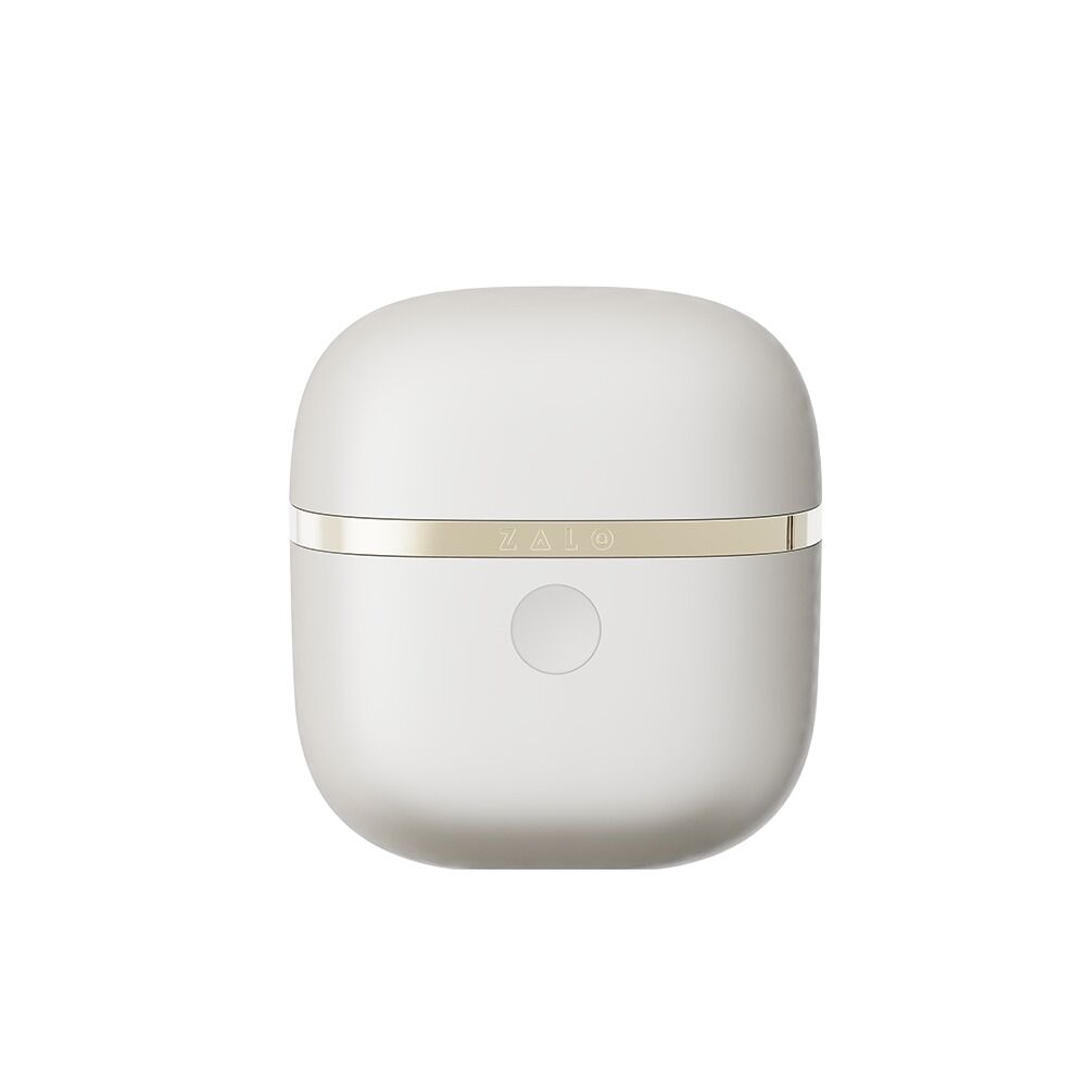 Ерекційне смарт-віброкільце Zalo Apis Ivory White, до 4 годин роботи, зарядний кейс