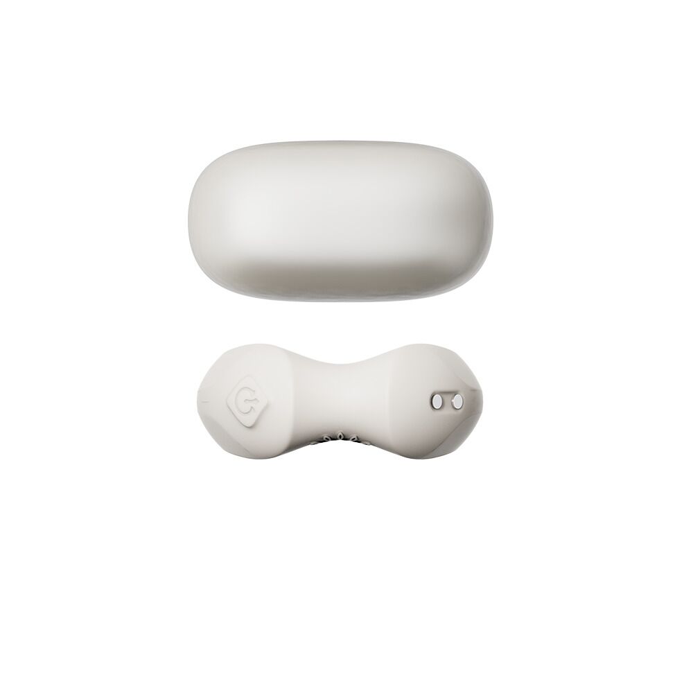 Ерекційне смарт-віброкільце Zalo Apis Ivory White, до 4 годин роботи, зарядний кейс