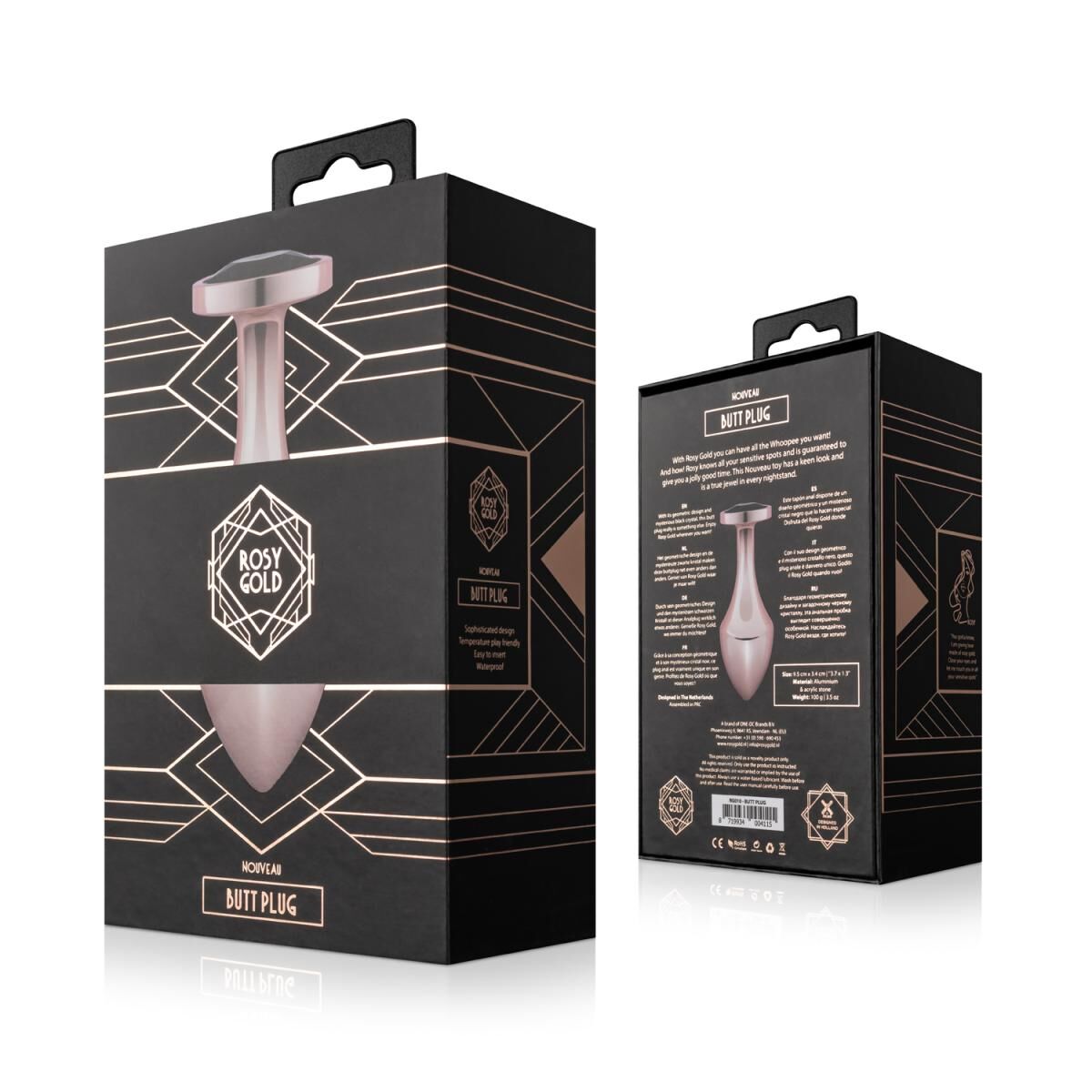 Анальна пробка Rosy Gold - Nouveau Butt Plug