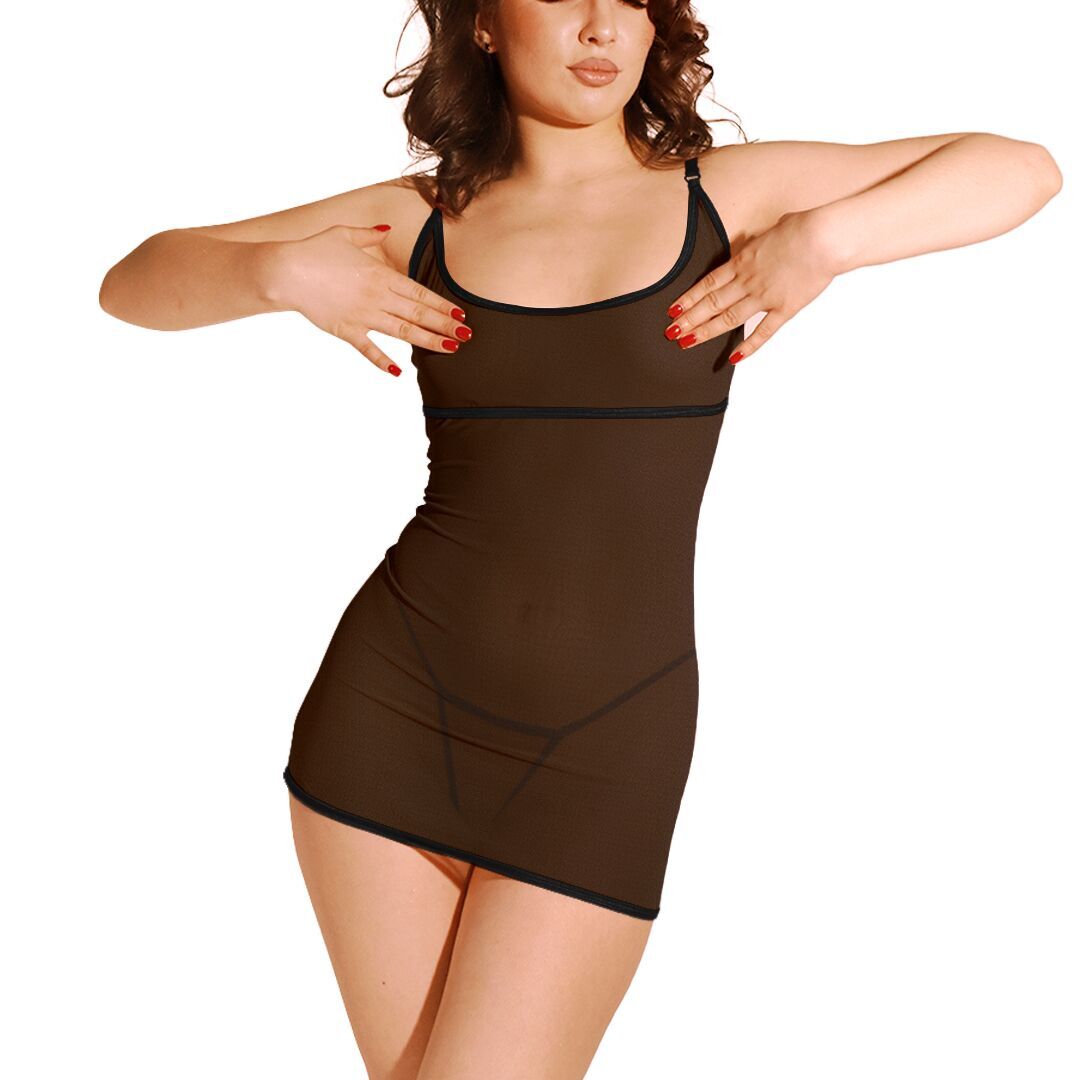 Сексуальна сукня із сітки Art of Sex- Sharlotte чорна L-2XL