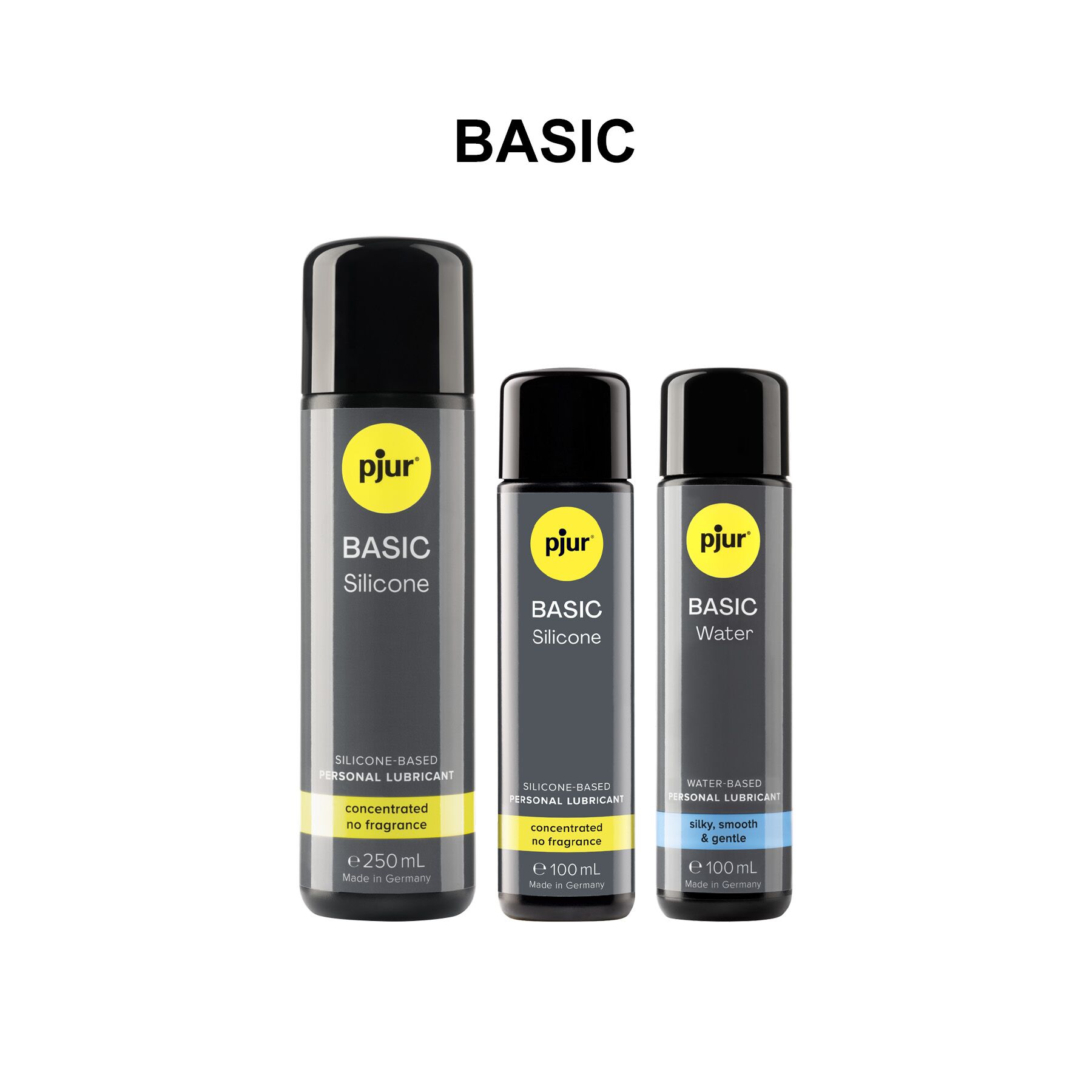 Силіконова змазка pjur Basic Silicone 100 мл, найкраща ціна/якість, ідеальна для новачків