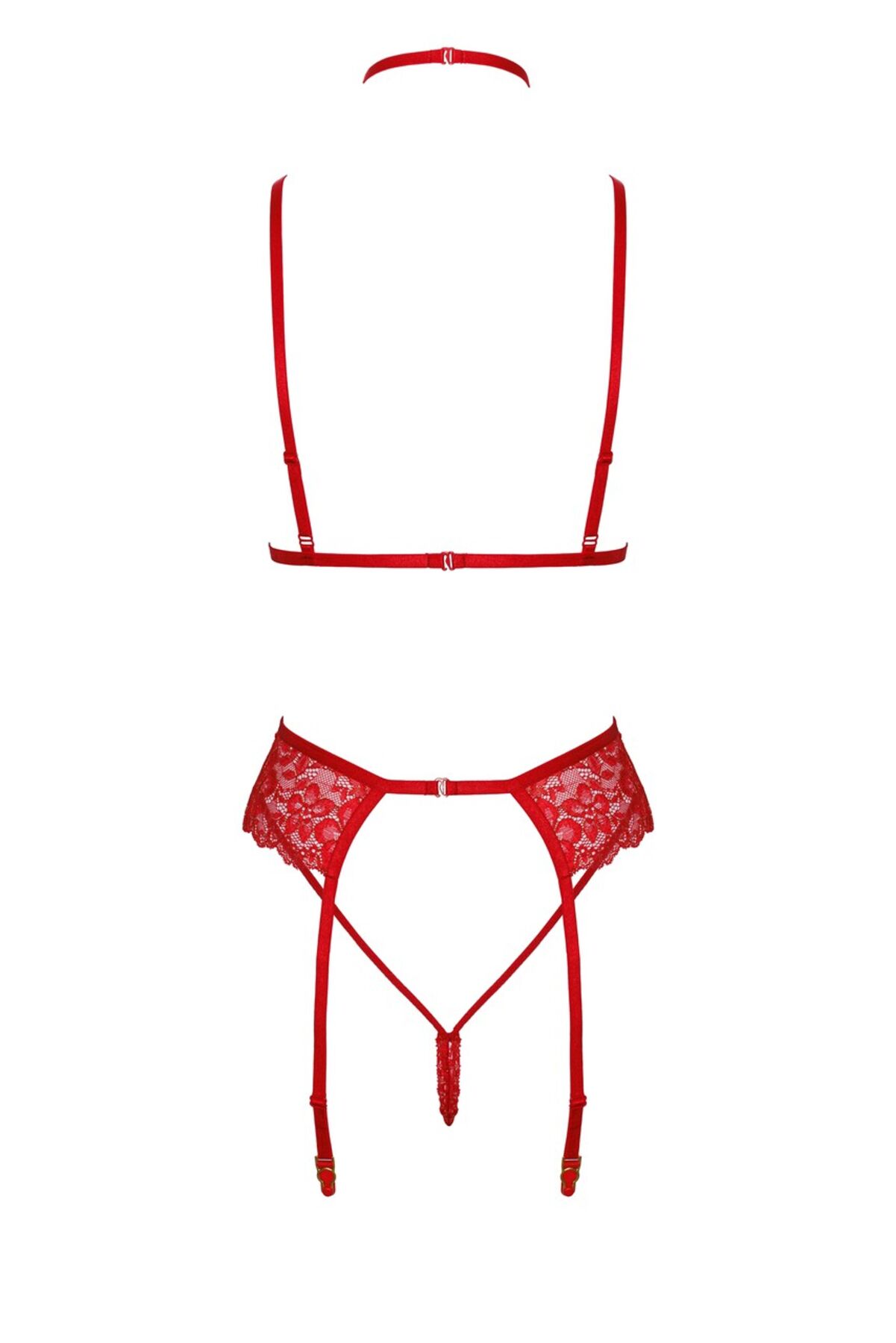 Комплект Kissable Bondage Kiss Set Red L/XL