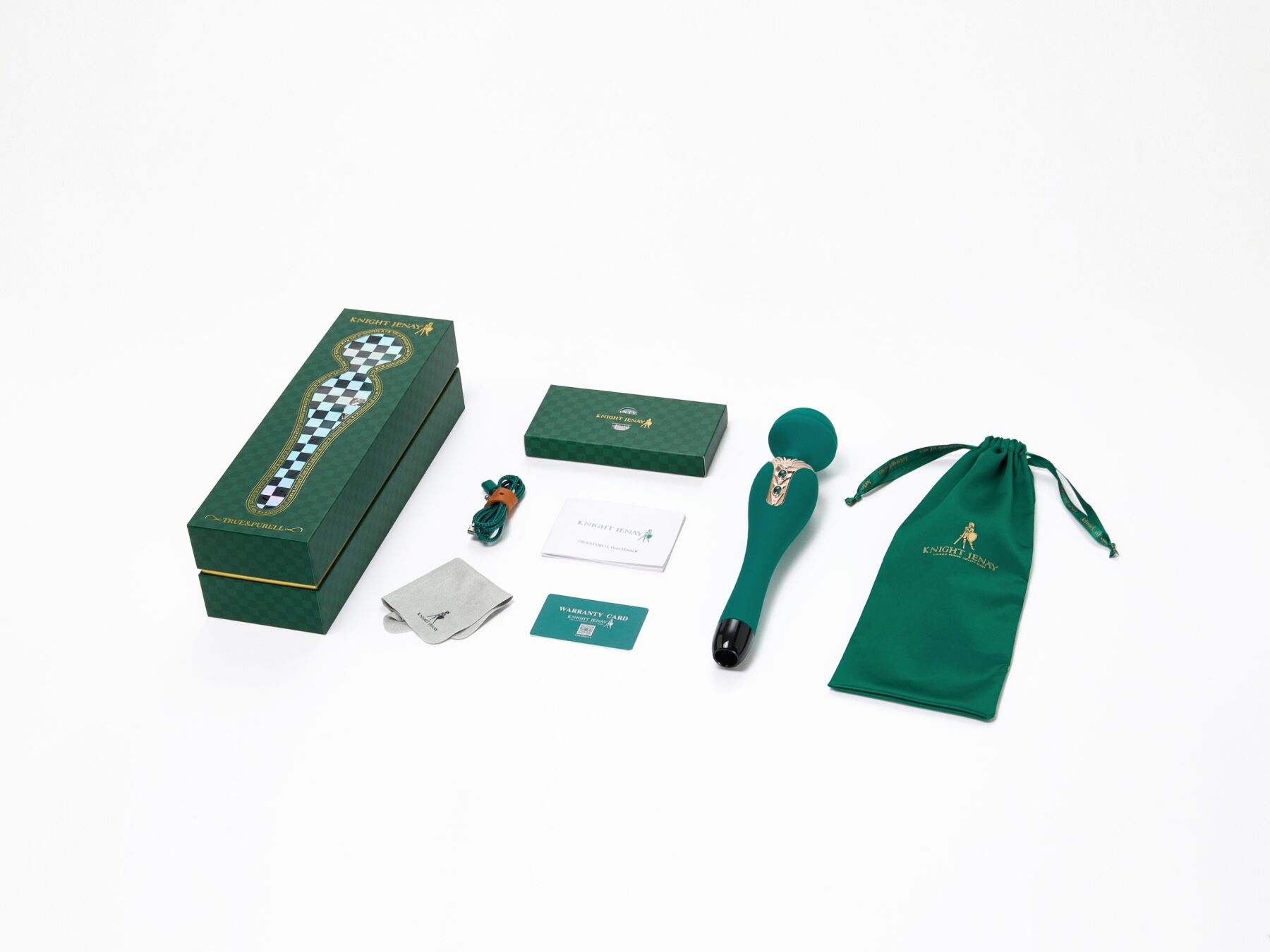 Вібромасажер-вібратор з відеокамерою Knight Jenay True & Pure ll, 2 мотори, підігрів