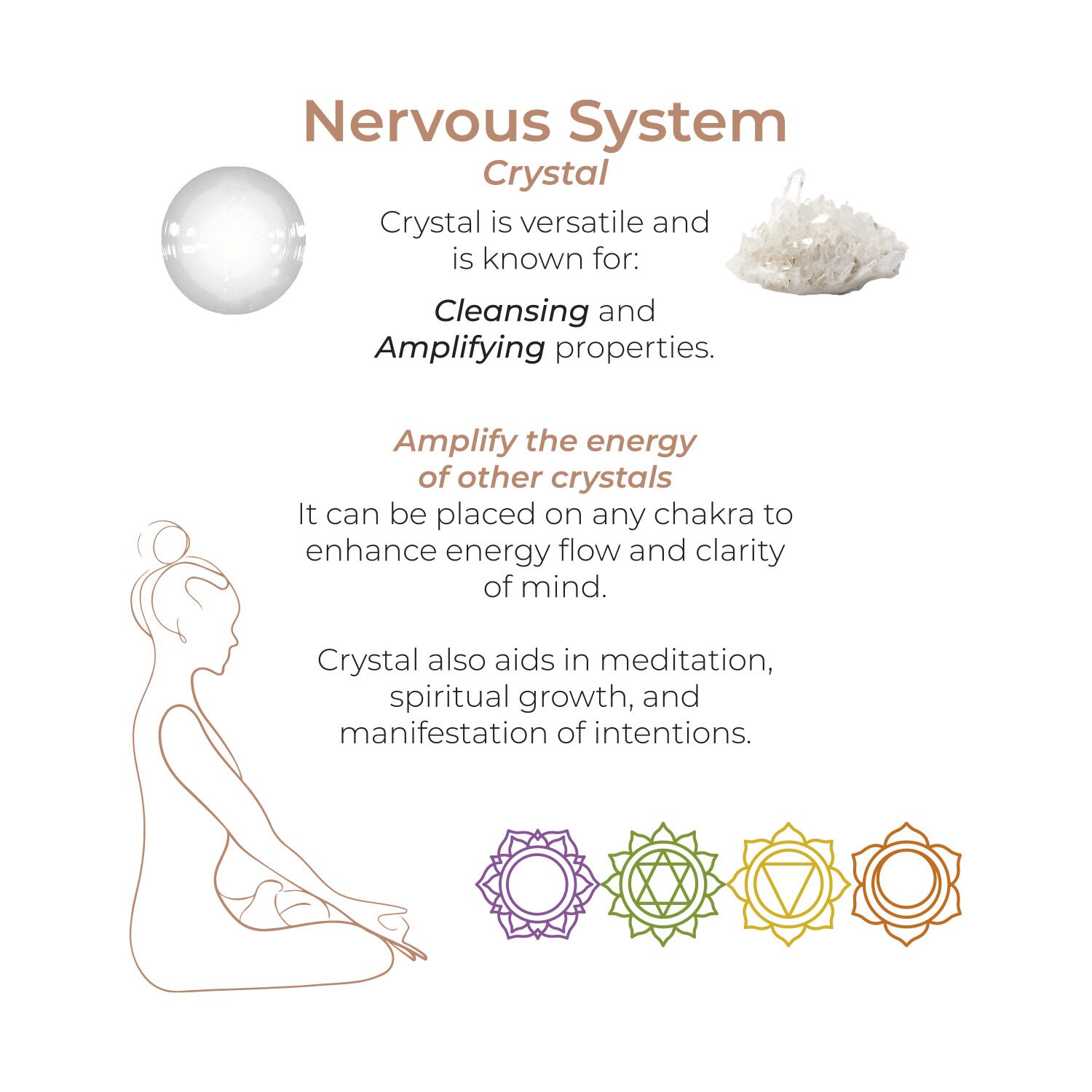 Вагінальні кульки Adrien Lastic Harmony Stones, напівдорогоцінне каміння, діаметр 3 см, 2 тримачі