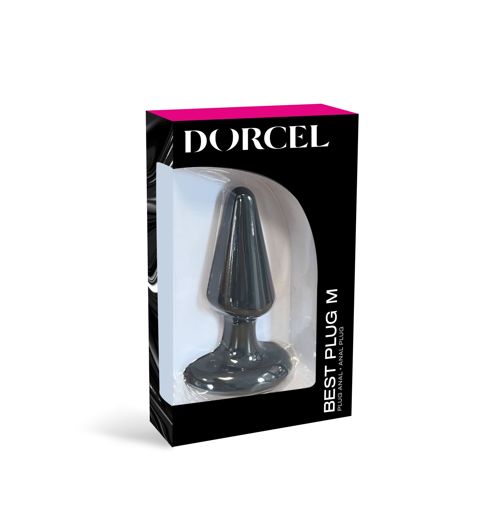 Анальна пробка Dorcel Best Plug M м'який soft-touch силікон, макс. діаметр 4,1см