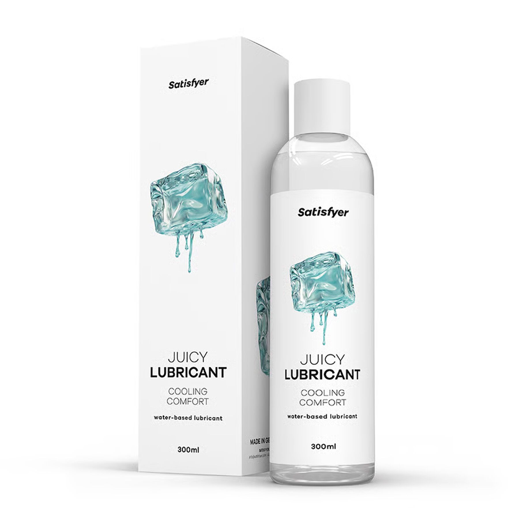 Лубрикант на водній основі Satisfyer Juicy Lubricant Cooling Comfort water based 300 мл