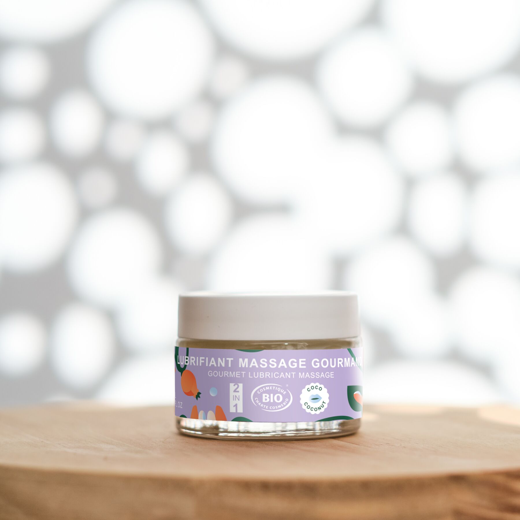 Масажна олія-лубрикант з ароматом та смаком кокоса Goliate Couple Gourmand Coco 50 мл