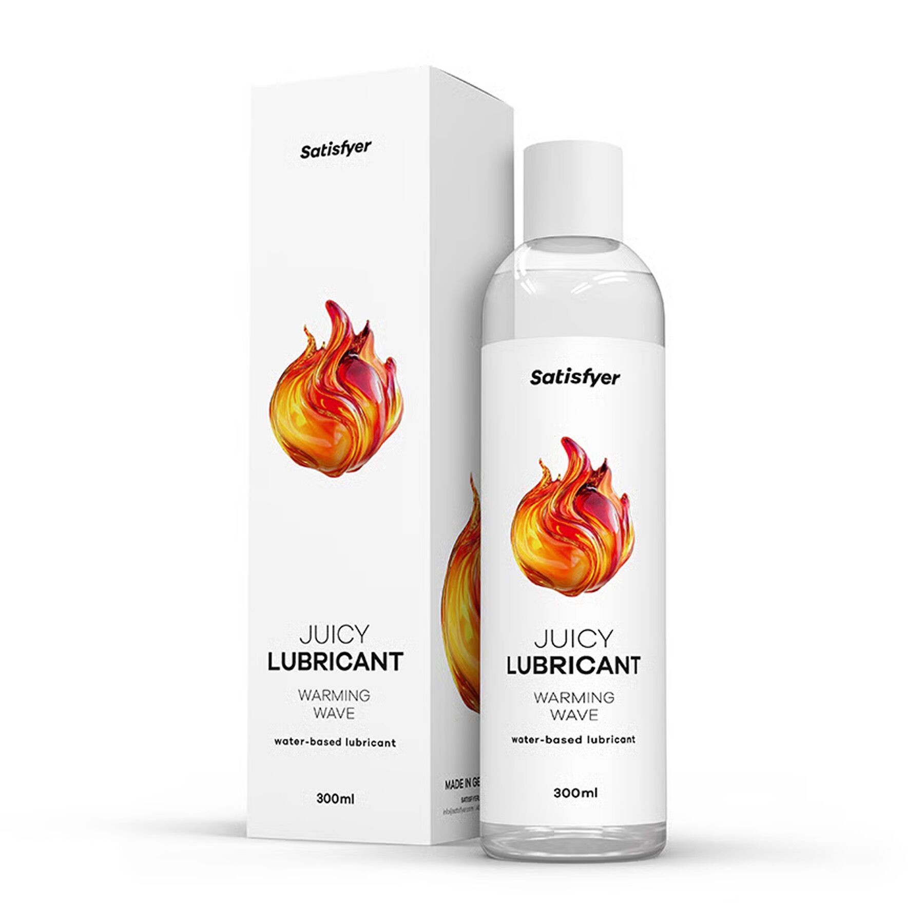 Лубрикант на водній основі Satisfyer Juicy Lubricant Warm Wave water based 300 мл