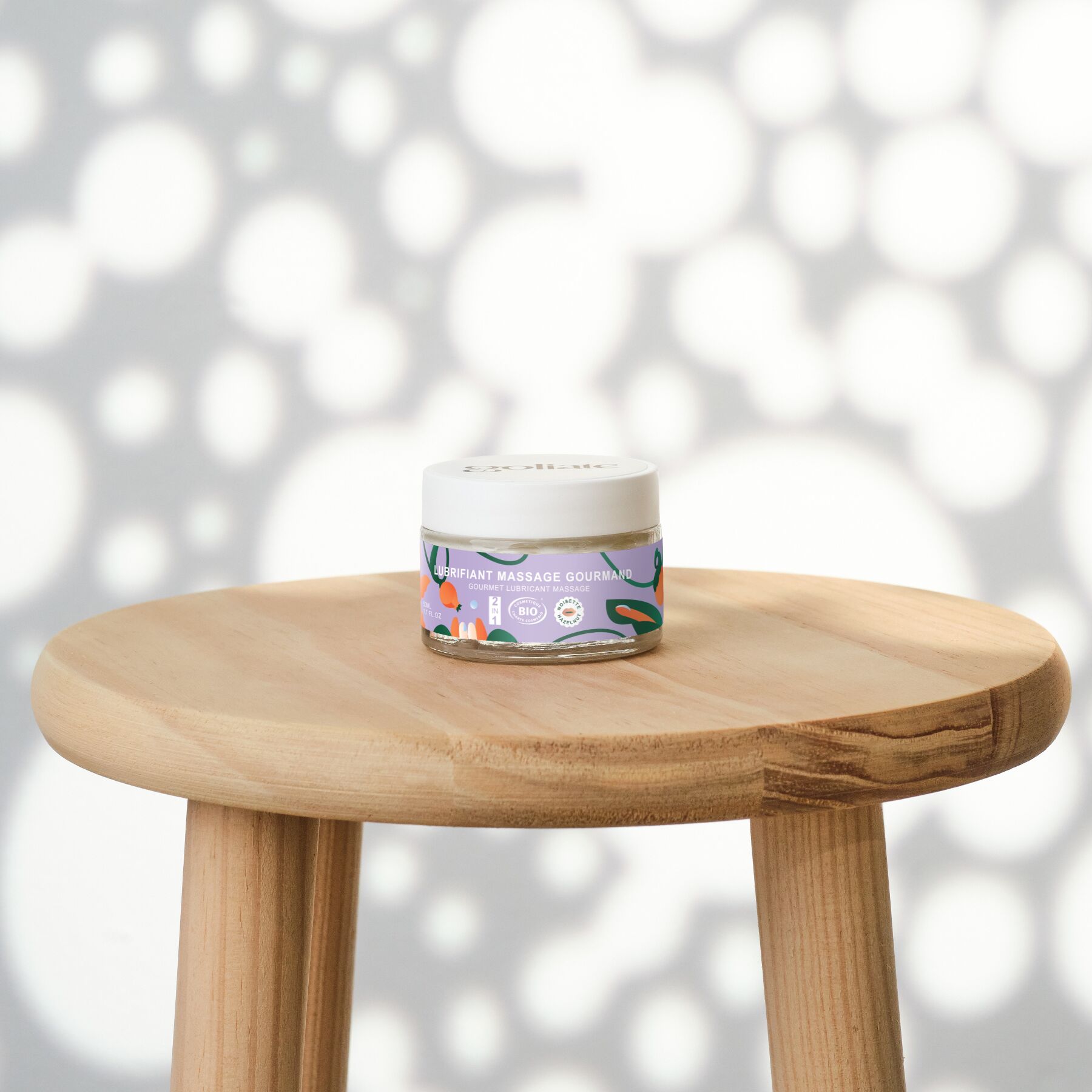 Масажна олія-лубрикант з ароматом та смаком фундука Goliate Couple Gourmand Noisette 50 мл