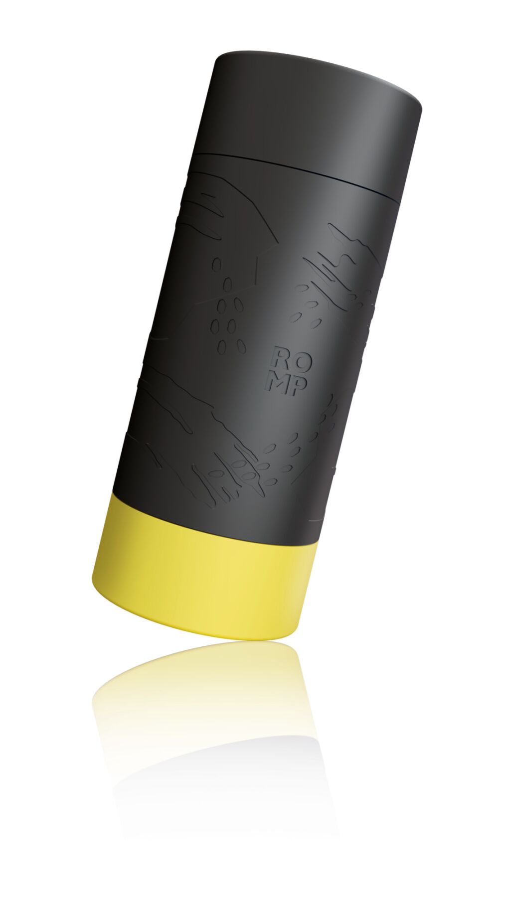 Мастурбатор з ефектом вакууму Romp Dash Black, багата текстура, багаторазовий