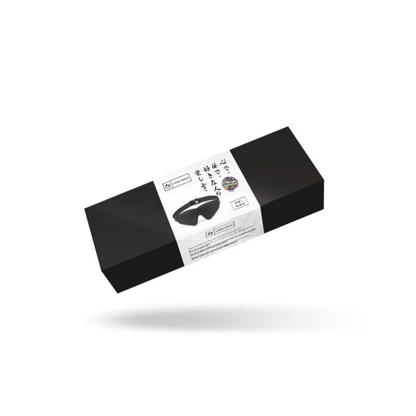 Маска на очі Liebe Seele Boudoir Amor Blindfold Black, щільне прилягання, оксамитовий фініш