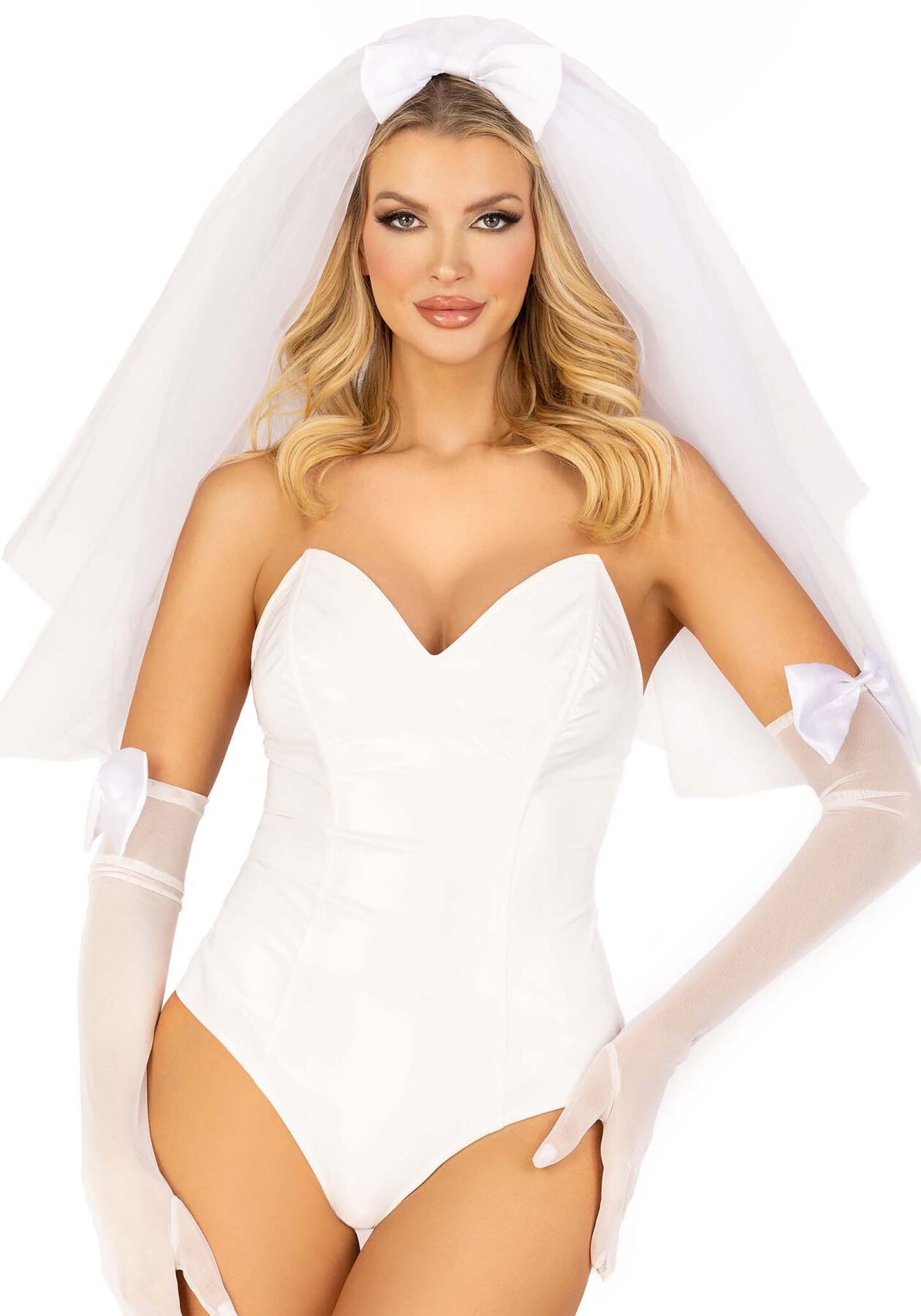 Фата нареченої Leg Avenue Tiered bridal veil O/S Whie