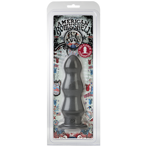Анальна втулка для фістингу Doc Johnson American Bombshell - B-7 Tango - Gun Metal, діаметр 5,6см