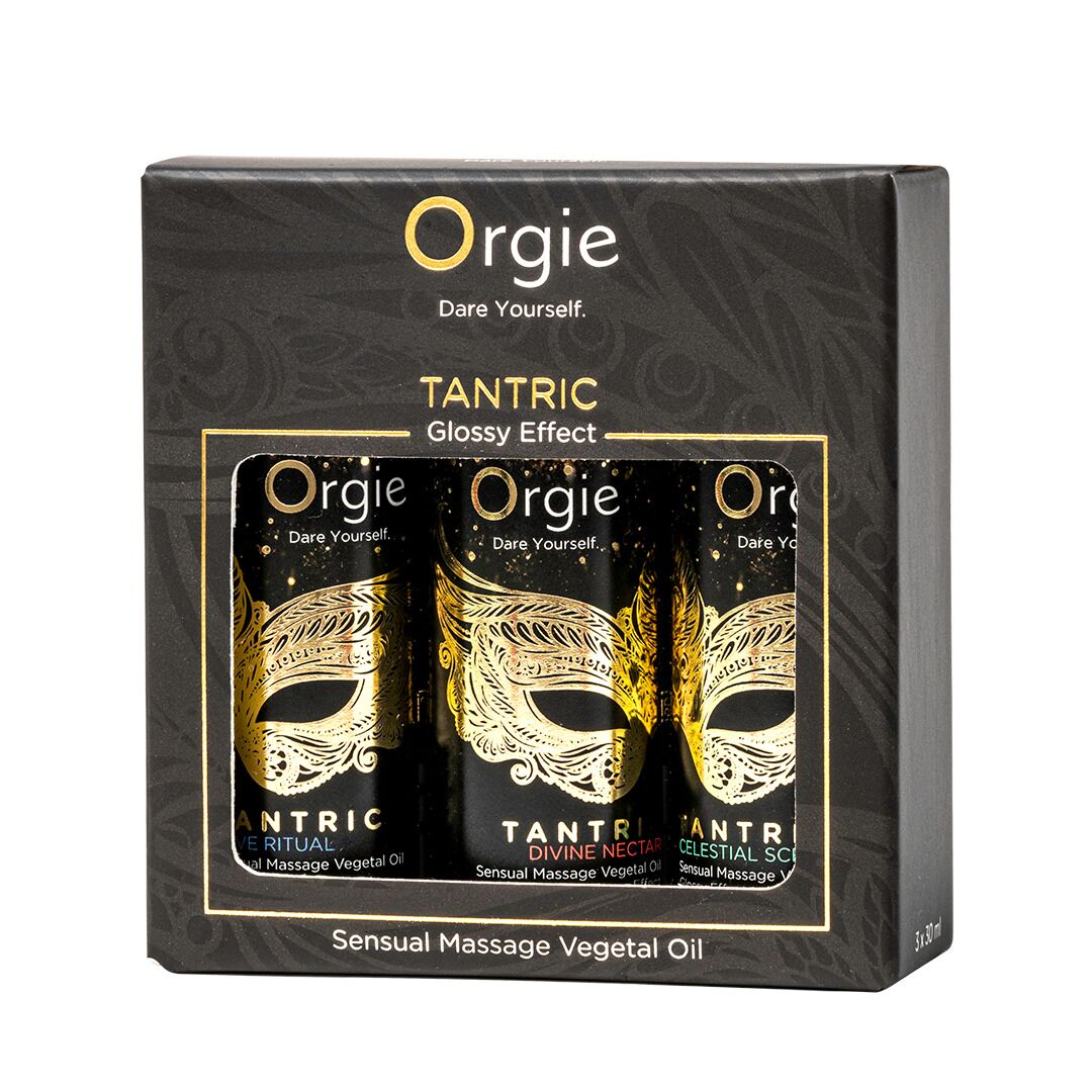 Набір олій для тантричного масажу Orgie – Tantric Mini Size Collection (3х30 мл), зволоження