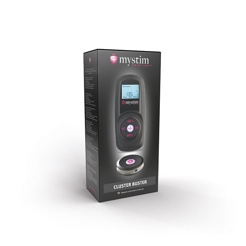 Електростимулятор Mystim Cluster Buster 8 каналів, 12+5 програм, бездротове керування