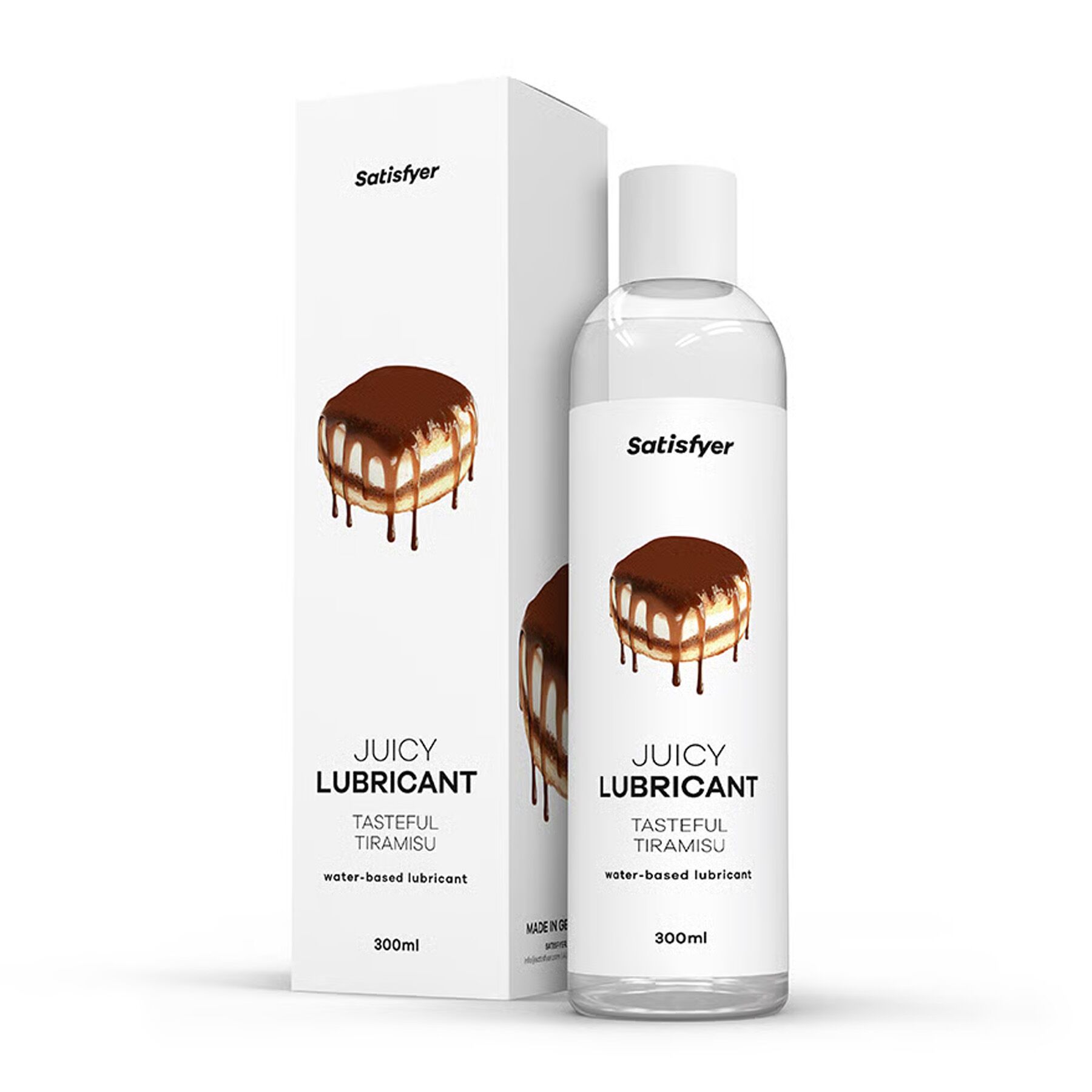 Лубрикант на водній основі Satisfyer Juicy Lubricant Tasteful Tiramisu water based 300 мл