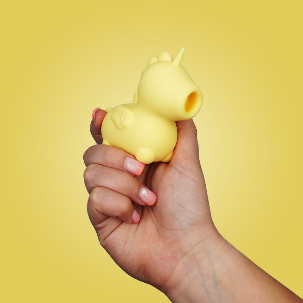 Вібратор-єдиноріжка Unihorn – Bean Blossom, пульсівний язичок