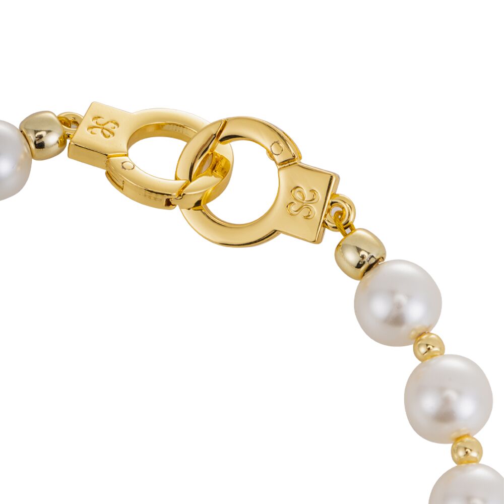 Перлинний набір для фіксації LOCKINK Pearl Bondage & Restraint Set, наручники, поножі, повідець