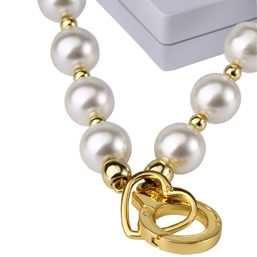 Перлинний набір для фіксації LOCKINK Pearl Bondage & Restraint Set, наручники, поножі, повідець