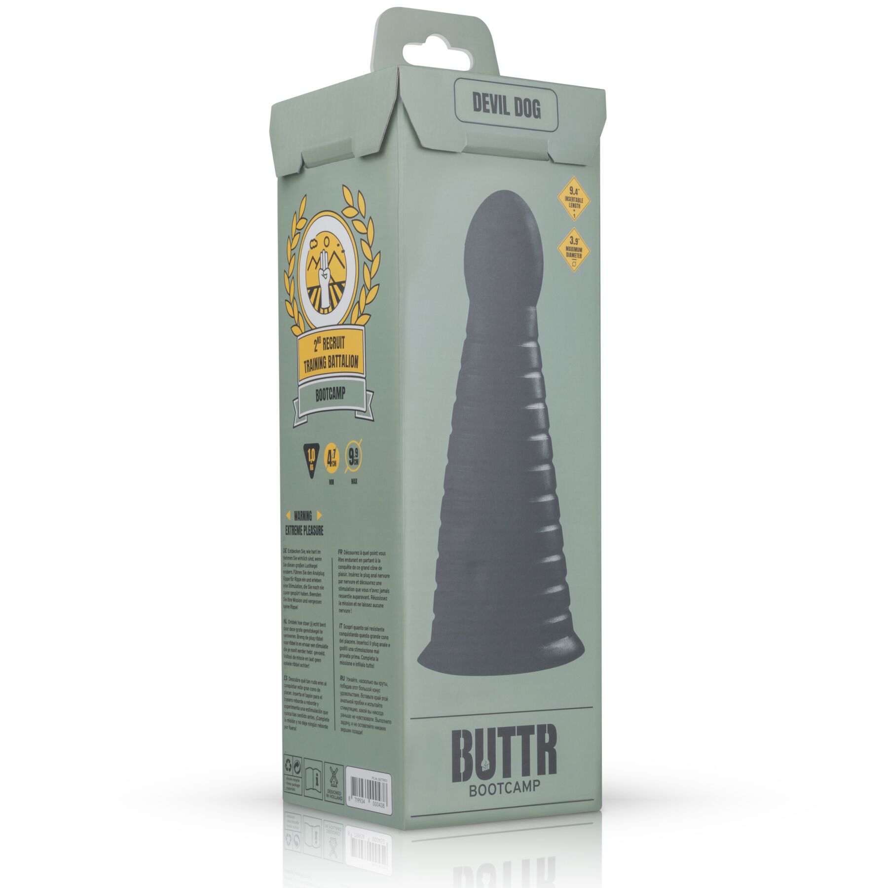 Анальний стимулятор BUTTR - Devil Dog Butt Plug