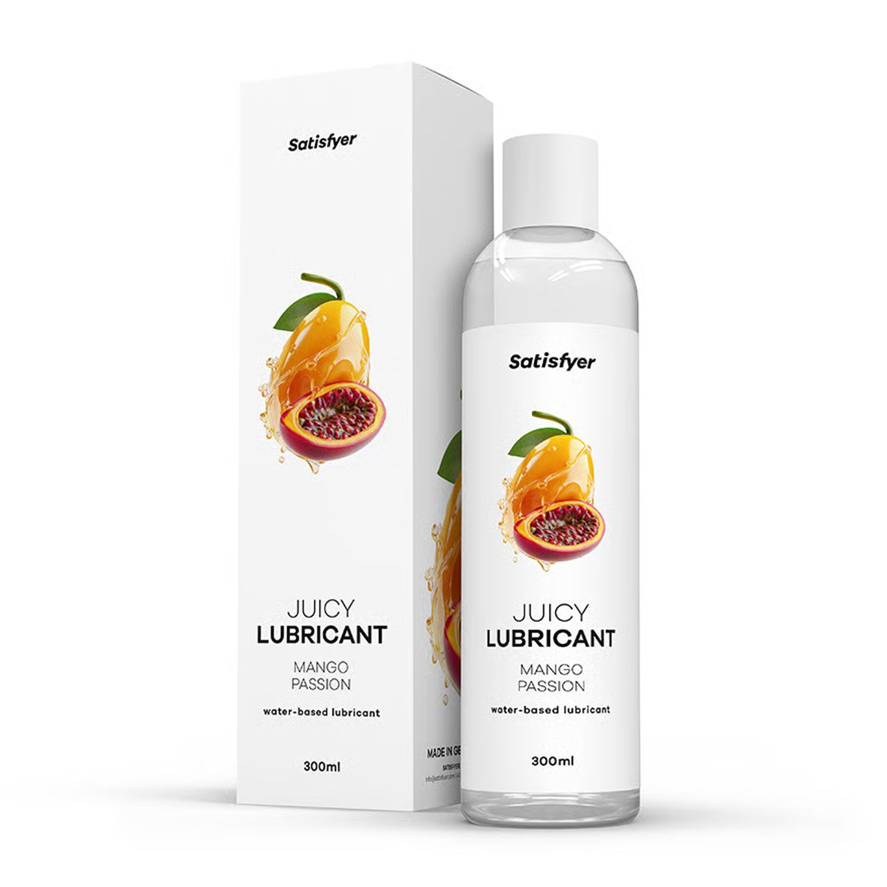 Лубрикант на водній основі Satisfyer Juicy Lubricant Mango & Passion water based 300 мл