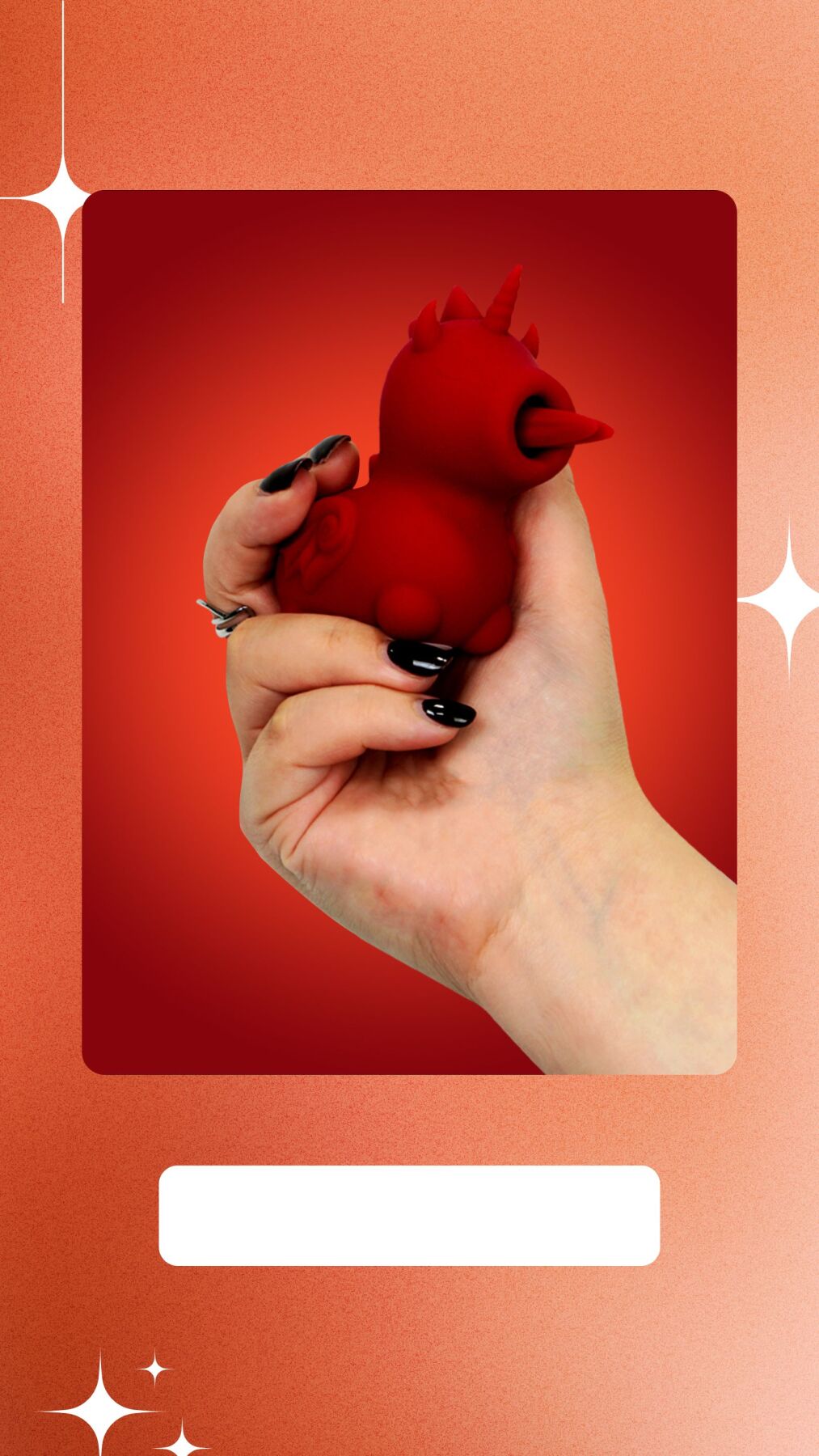 Вібратор-єдиноріжка Unihorn – Blaze Diablo, пестливий роздвоєний язичок