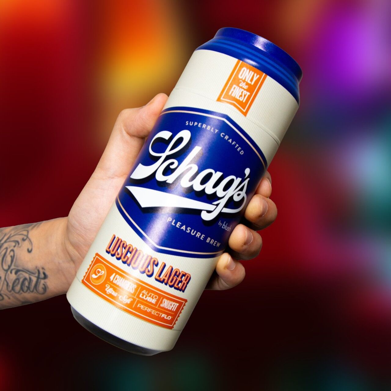 Мастурбатор – банка пива Blush Schag's Luscious Lager Masturbator Frosted, самозмащуваний, вакуум