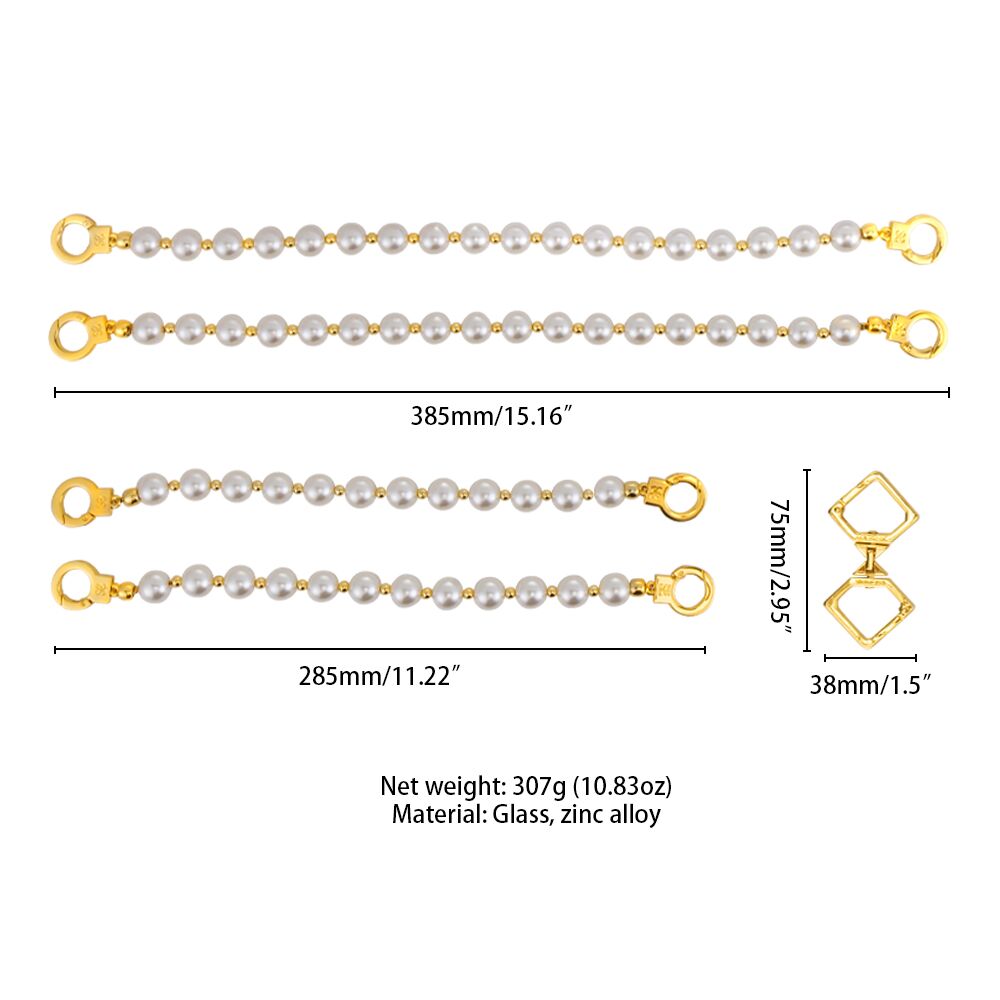 Перлинні наручники та поножі LOCKINK Pearl Handcuffs & Anklecuffs