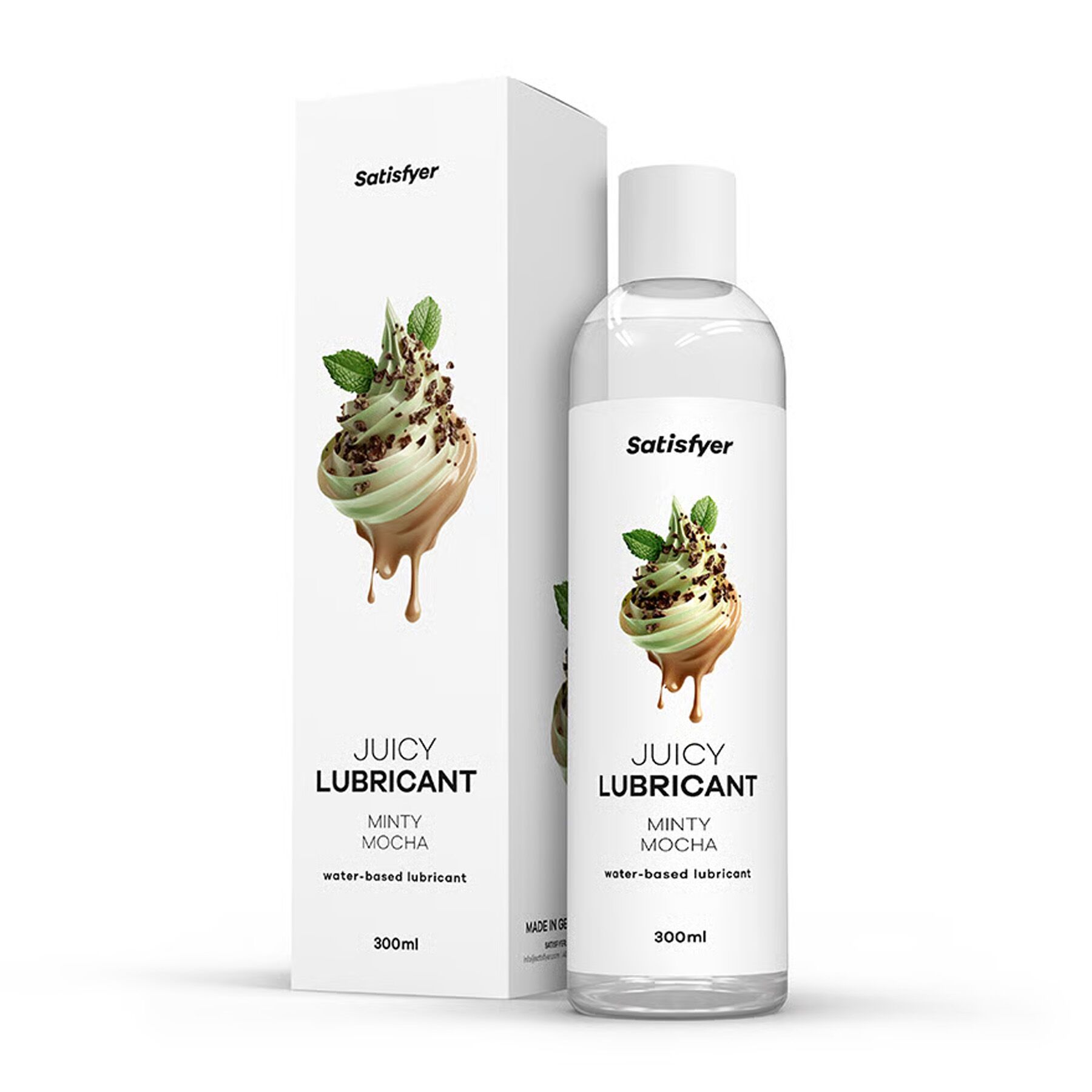 Лубрикант на водній основі Satisfyer Juicy Lubricant Minty Mocha water based 300 мл