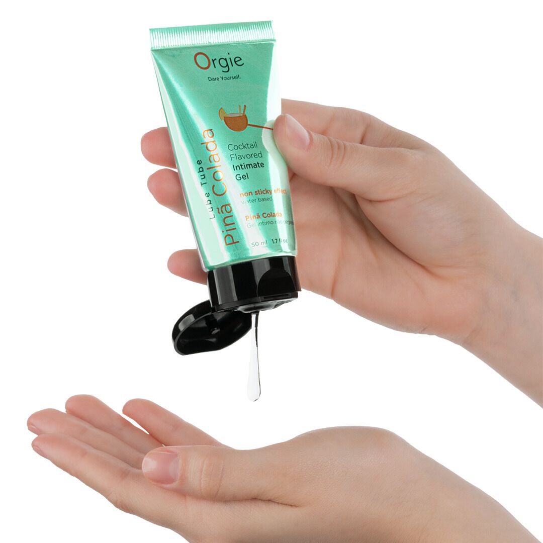 Лубрикант на водній основі Orgie Lube Tube Pina Colada, 50 мл, смак та аромат піна колади