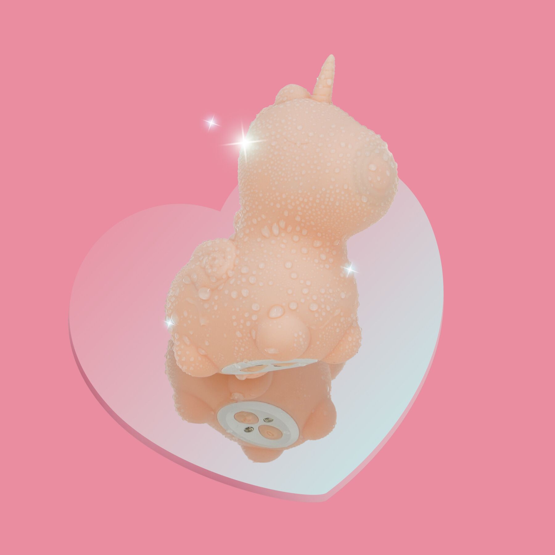 Вібратор-єдиноріжка Unihorn – Heart Throb, з пульсацією