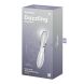 Двусторонний стеклянный дилдо Satisfyer Dazzling Crystal 2 Transparent