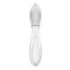 Двусторонний стеклянный дилдо Satisfyer Dazzling Crystal 2 Transparent